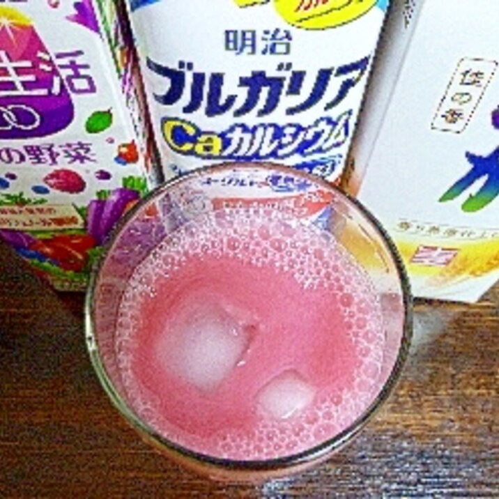 アイス♡紫の野菜ヨーグルミルク酒